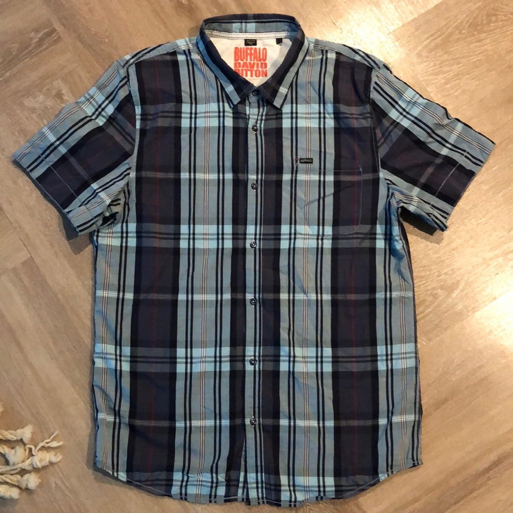 NWOT! - BUFFALO DAVID BITTON ‘Samsun’ 100% Cotton Button Down